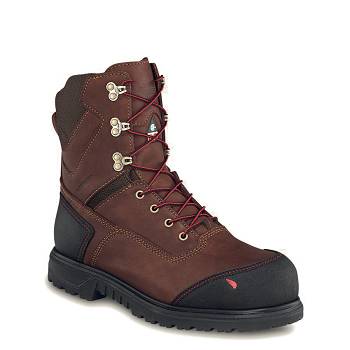 Red Wing Férfi Brnr XP 8-inch CSA Safety Toe Vízálló Bakancs Barna